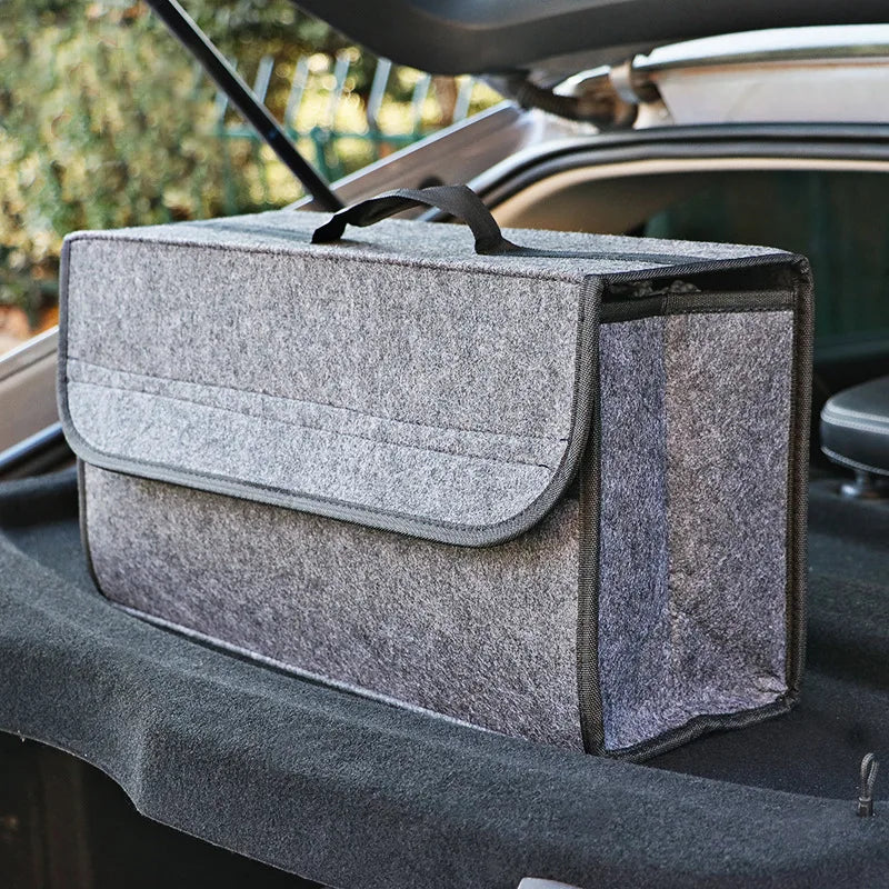 Organizator auto pentru Portbagaj - Comprtiment Anti-Alunecare din Panza Rezistenta