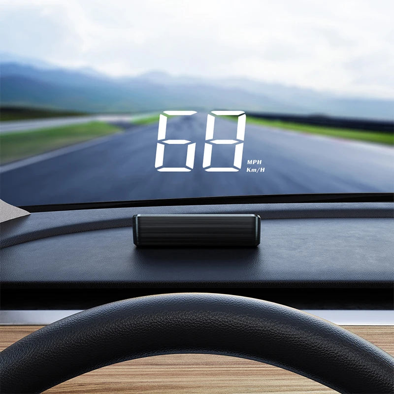 Proiector Vitezometru Digital HUD GPS – Afișare KM/h pe Parbriz pentru Mașină