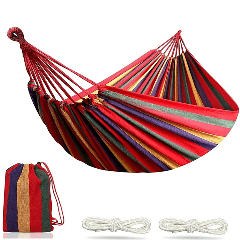 Hamac Portabil din Material Rezistent – Pentru Grădină, Terasă sau Camping