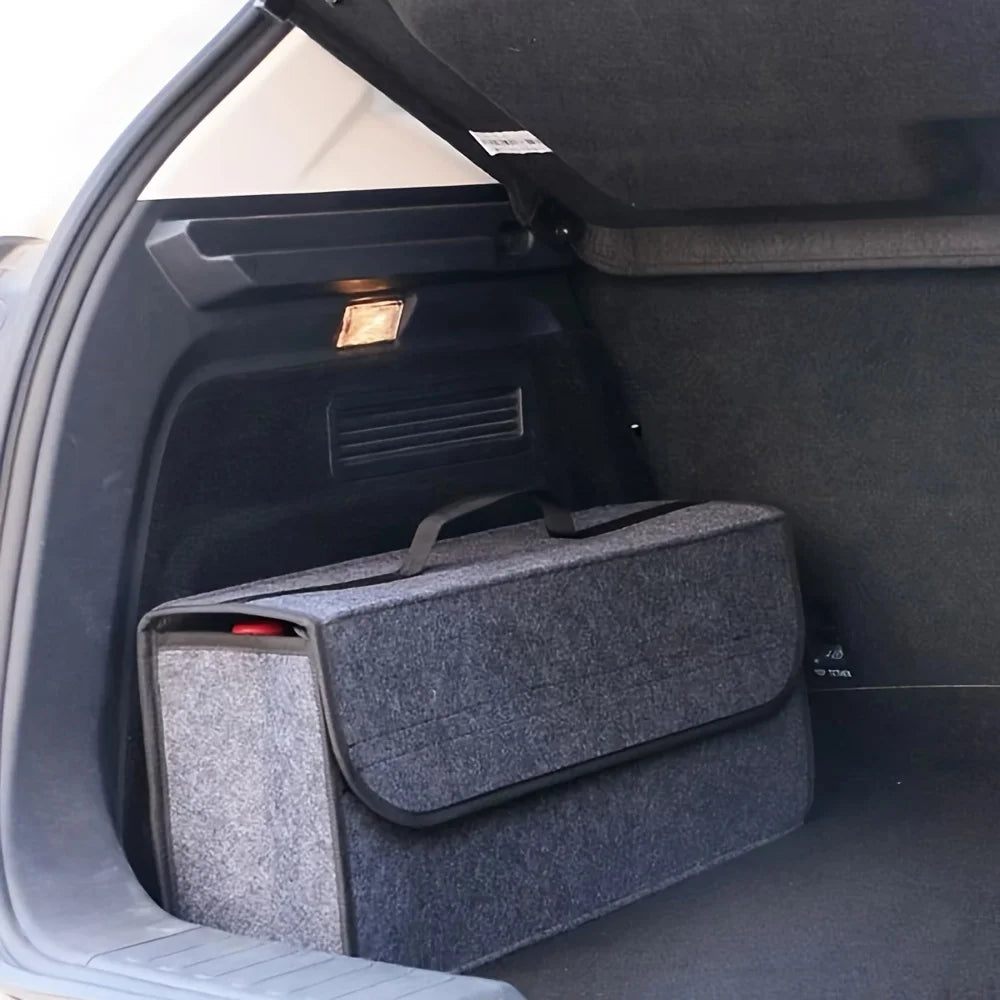 Organizator auto pentru Portbagaj - Comprtiment Anti-Alunecare din Panza Rezistenta