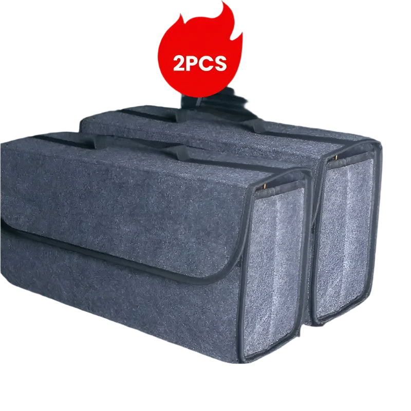 Organizator auto pentru Portbagaj - Comprtiment Anti-Alunecare din Panza Rezistenta