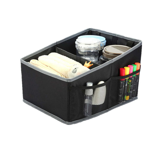 Organizator Auto Pliabil pentru Scaun - Cu Pereti Despartitori si Compartimente pentru Depozitare